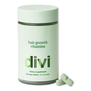 Brand New With Seal NWT Divi Hair Growth Vitamins